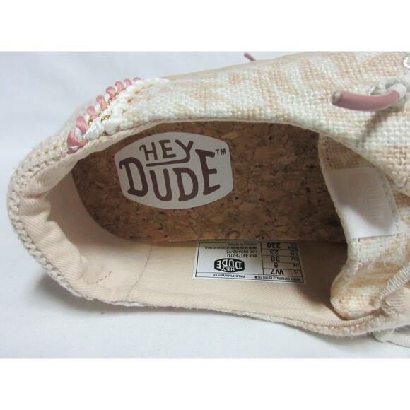 Hey Dude Wendy Espadrille Retro Palm Shoes Size 7 New - Picture 5 of 9